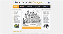 Desktop Screenshot of liberaluniversity.org