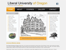 Tablet Screenshot of liberaluniversity.org